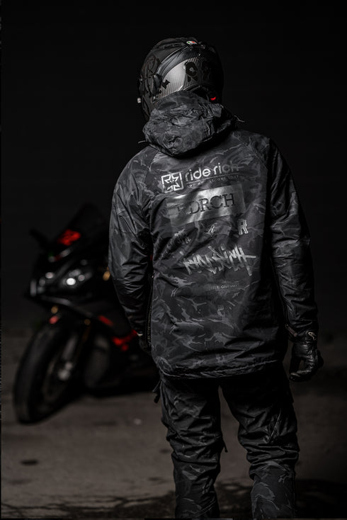 Ride Rich Unit 16 Armoured Motorcycle Joggers - Camo